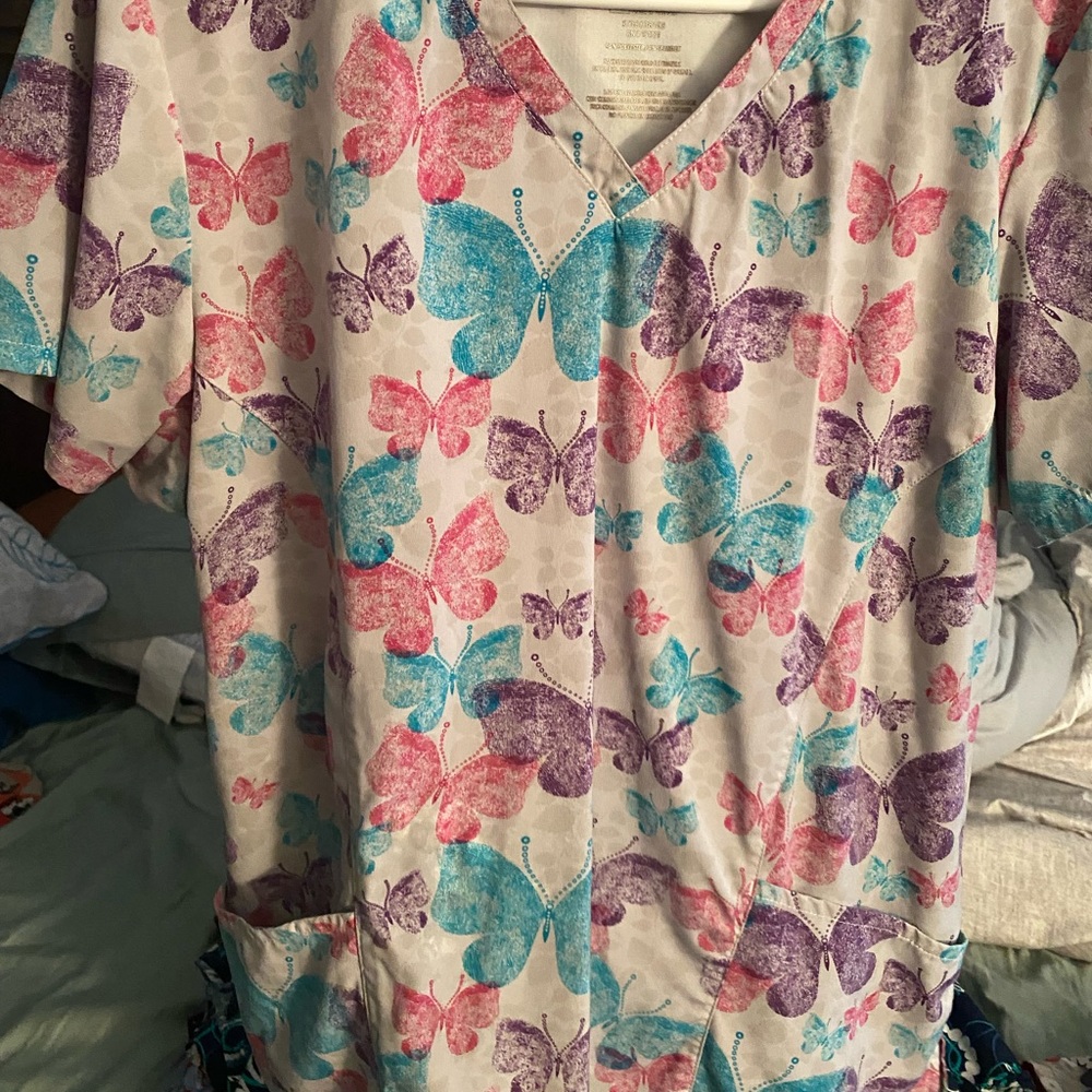 Large scrub top
